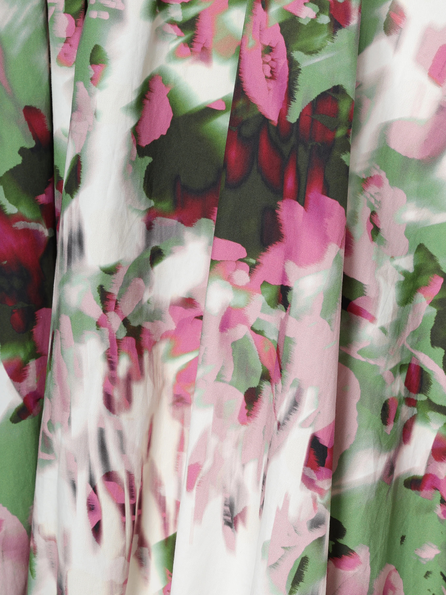 プライド・メモリータフタ＆レザー スカート