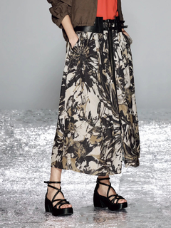 PRIDE(プライド) |【日本製】植物プリント スカート