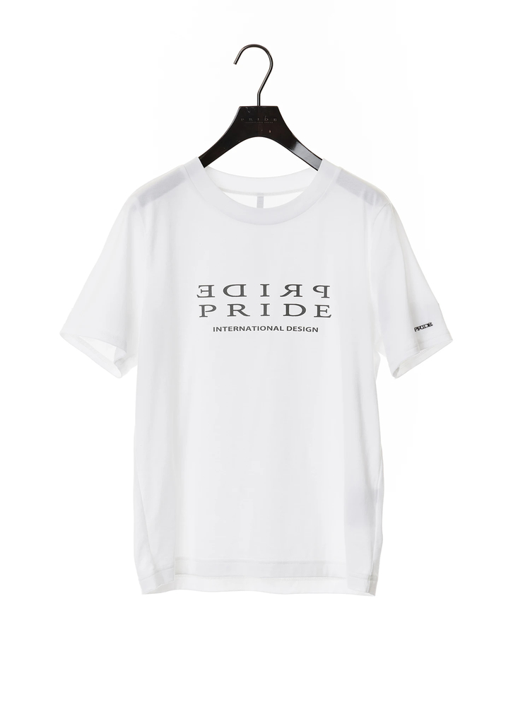 PRIDE(プライド) |【日本製】ロングステイプルコットン プライドロゴ カットソー Tシャツ プリントT