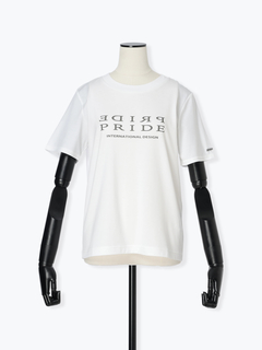 PRIDE(プライド) |【日本製】ロングステイプルコットン プライドロゴ カットソー Tシャツ プリントT