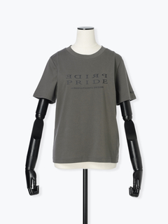 PRIDE(プライド) |【日本製】ロングステイプルコットン プライドロゴ カットソー Tシャツ プリントT