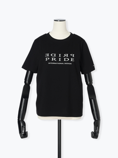 PRIDE(プライド) |【日本製】ロングステイプルコットン プライドロゴ カットソー Tシャツ プリントT