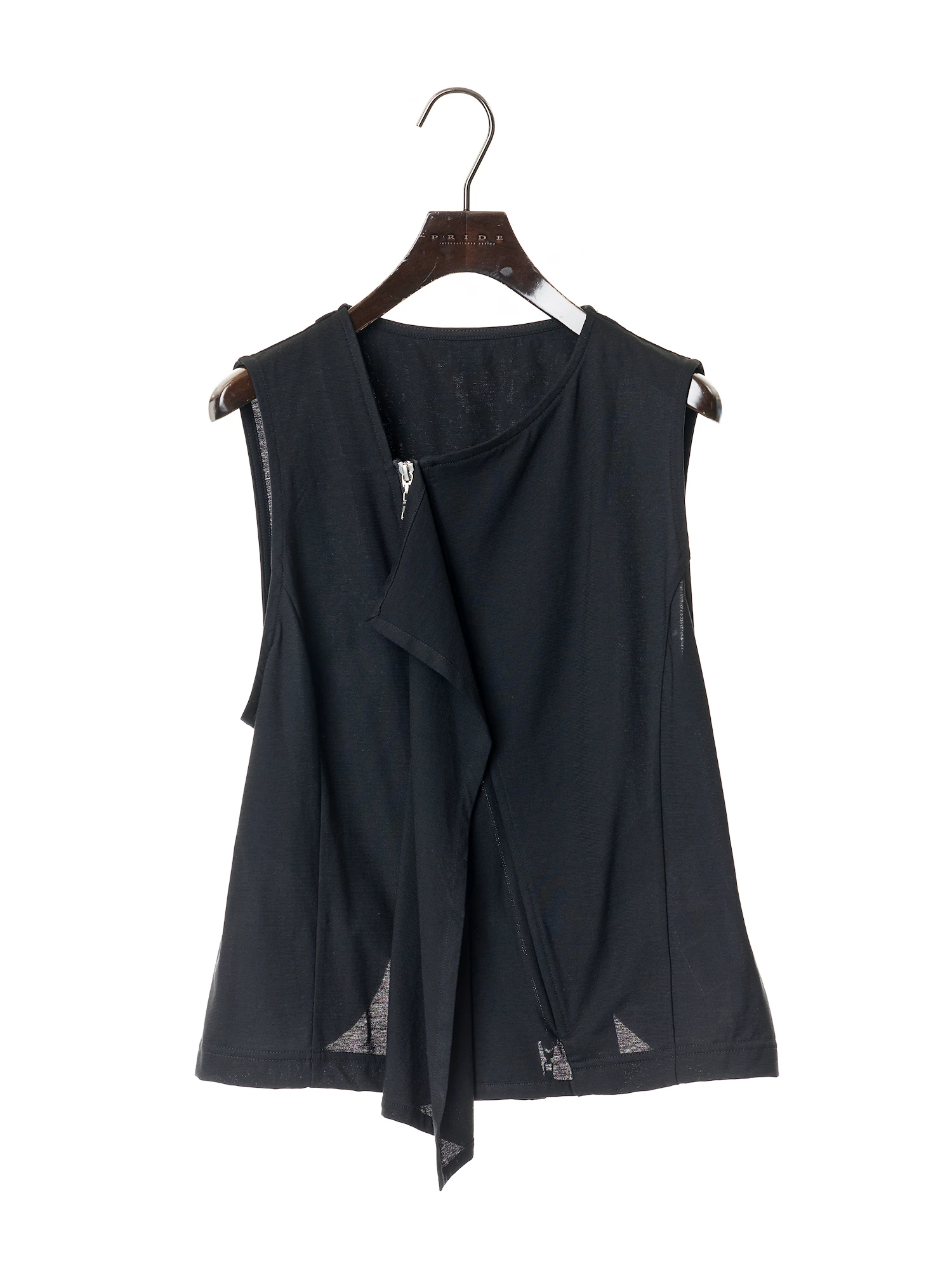 プライド　ジレ　ベスト 日本製】コットンジャージ ドレープ ベスト ジレ ｜ PRIDE（プライド