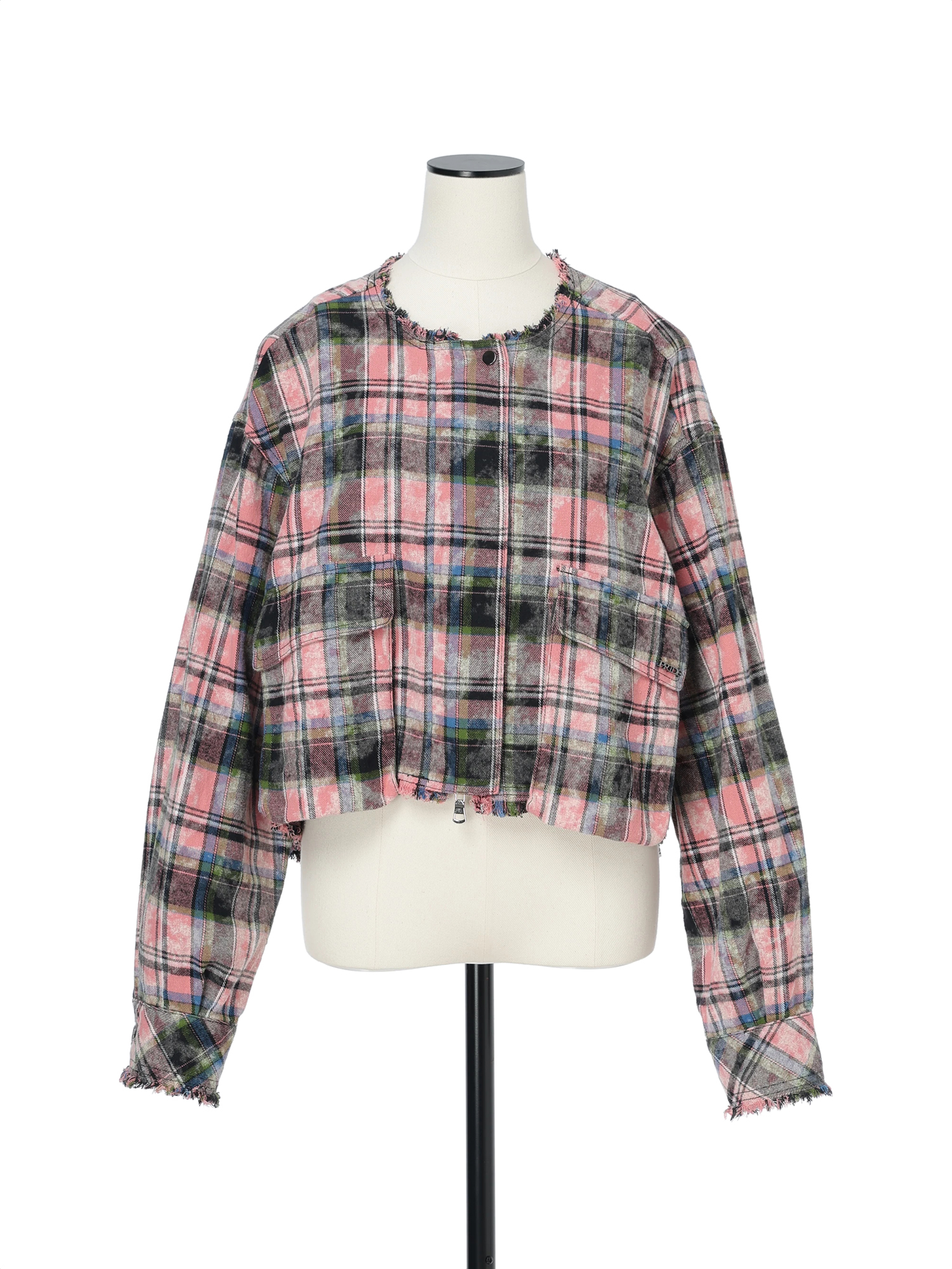 カラフル チェック ジャケット ブルゾン ｜ PRIDE（プライド）｜.K