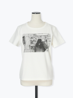 PRIDE(プライド) |【日本製】クリアーフライス モノトーン プリント Tシャツ プリントT