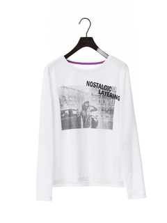 MORABITO BLANC モラビト　ロゴ刺繍 カットソー　長袖Tシャツ MORABITO BLANC(モラビトブラン)｜アイテム一覧｜.K online