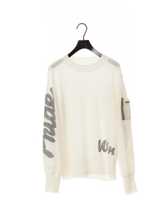 タグ付新品　MORABITO BLANC モラビトブラン　ロゴニットパーカー タグ付新品 MORABITO BLANC モラビトブラン ロゴニットパーカー