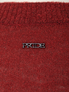 PRIDE(プライド) |エアーブークレー ロゴ ニット セーター