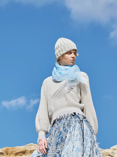 PRIDE(プライド) |【日本製】 コンプレッションフリンジ ニット セーター