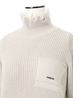 PRIDE(プライド) |【日本製】 コンプレッションフリンジ ニット セーター