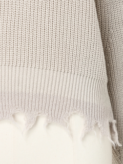 PRIDE(プライド) |【日本製】 コンプレッションフリンジ ニット セーター