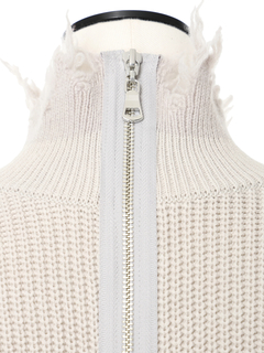 PRIDE(プライド) |【日本製】 コンプレッションフリンジ ニット セーター