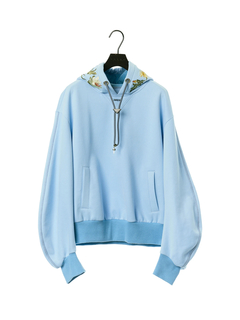 PRIDE(プライド) |バックキモウテリー ボタニカル刺しゅう バーカー フーディ スウェット プルオーバー