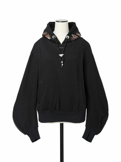 PRIDE(プライド) |バックキモウテリー ボタニカル刺しゅう バーカー フーディ スウェット プルオーバー