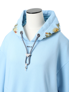 PRIDE(プライド) |バックキモウテリー ボタニカル刺しゅう バーカー フーディ スウェット プルオーバー