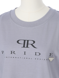 PRIDE(プライド) |PRIDEロゴ 40/2オーガニックフィールド Tシャツ カットソー プリントT