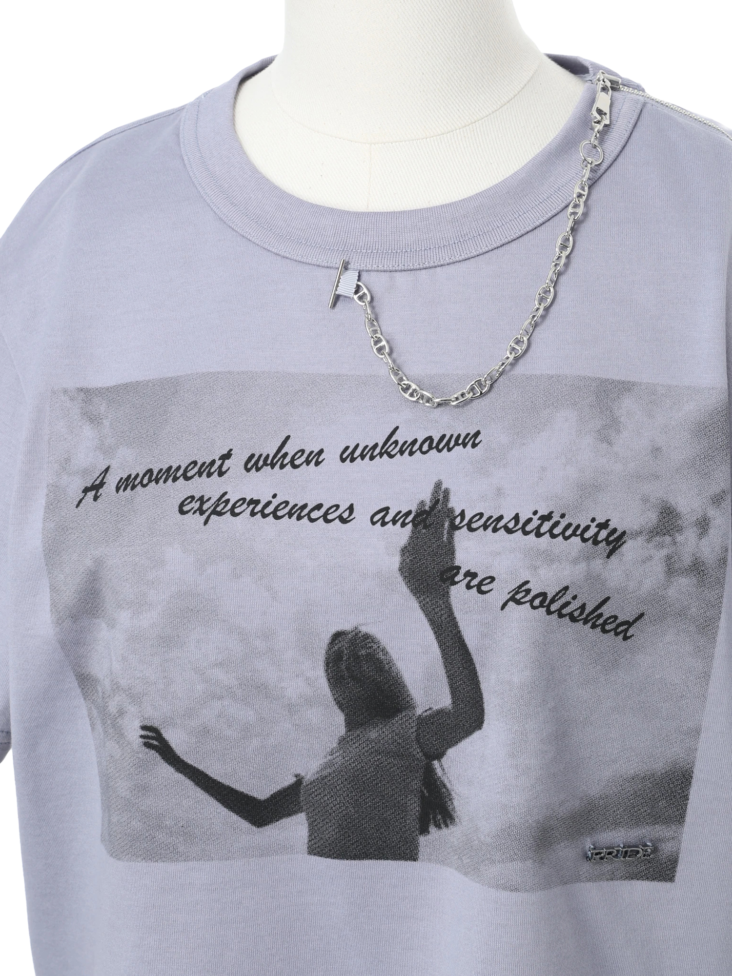 PRIDE　カットソー　カーキ　40 日本製】40/2 オーガニックフィールド プリント Tシャツ ｜ PRIDE
