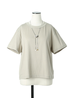 PRIDE(プライド) |60/2 ロングステイ ネックレス付き Tシャツ