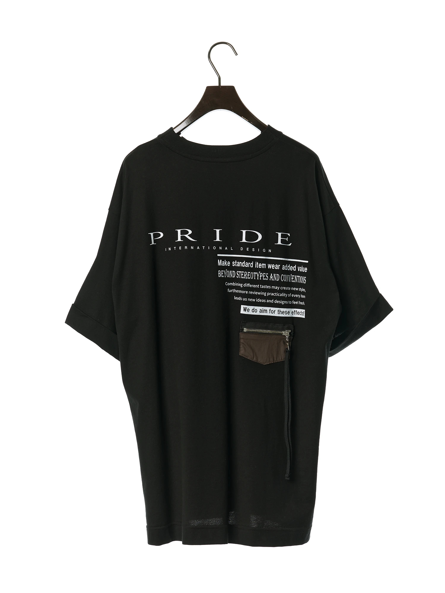 PRIDE プライド　ロングTシャツ　ブラック 60/2 ロングステイプル Tシャツ プリントT ｜ PRIDE（プライド）｜.K