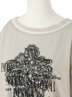 PRIDE(プライド) |アイスプレミアジャージ Tシャツ オーガンジー 袖切替 カットソー