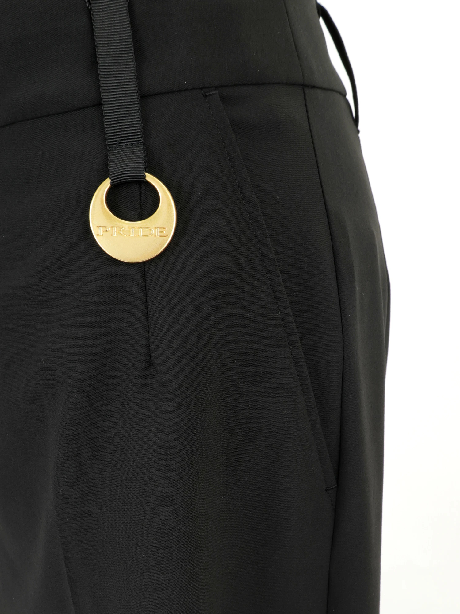 PRIDE INTERNATIONAL DESIGN パンツ ブラック 40 マスキュリンクロス パンツ スラックス ｜ PRIDE（プライド）｜.K
