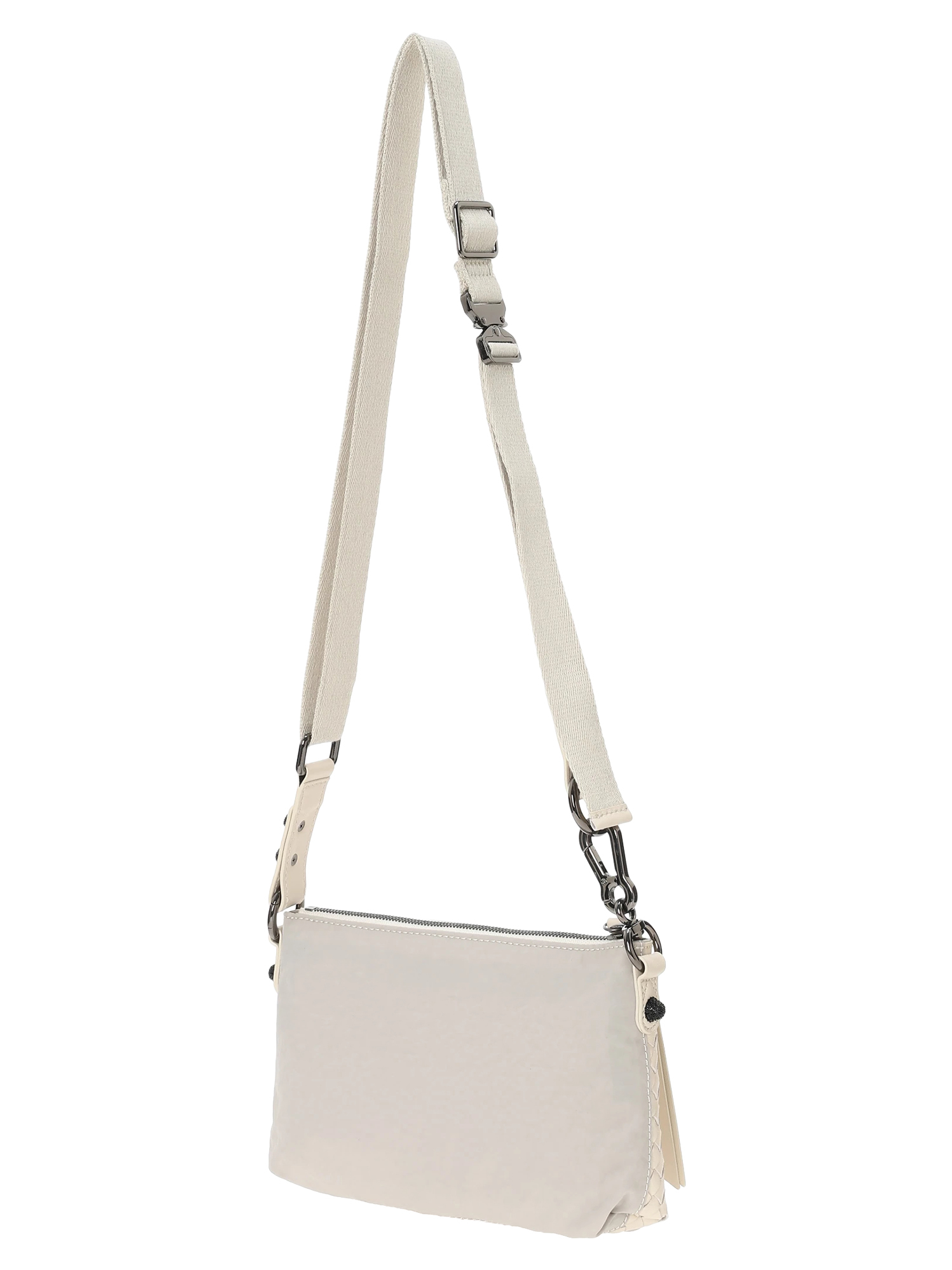 2WAY レザー メッシュ ポーチ バッグ ショルダーバッグ ウェストポーチ