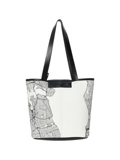 PRIDEBIS(プリデビス) |【カタログ掲載】モチーフキャンバス マップ トート バッグ