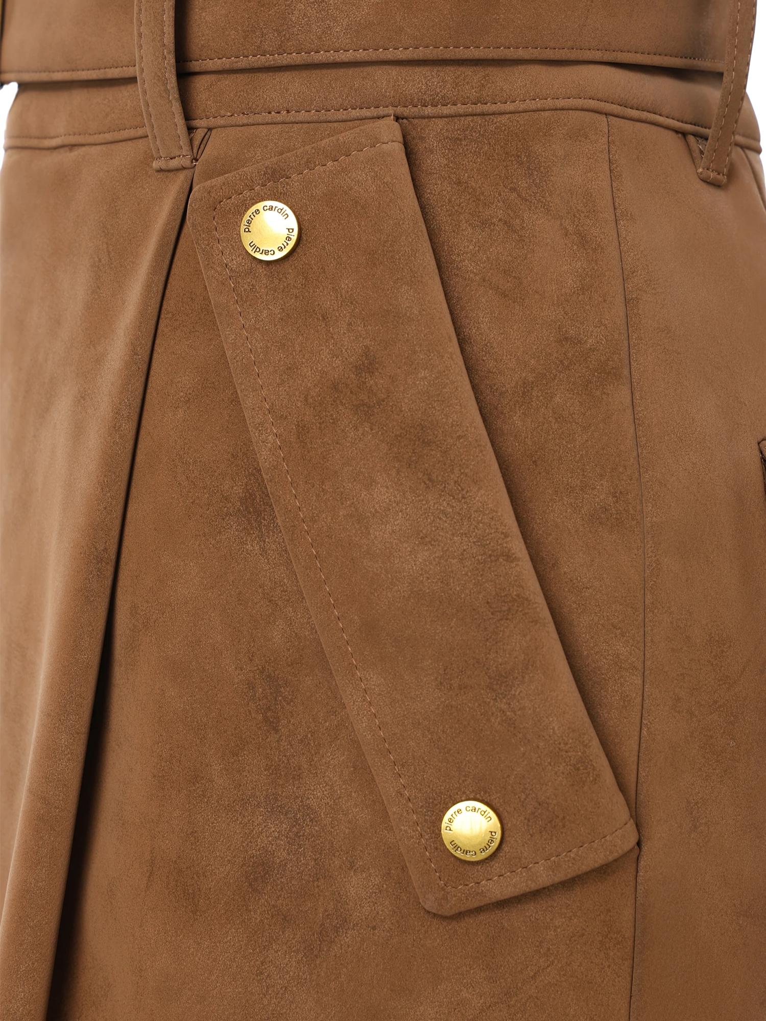 パウダースエード スカート ｜ pierre cardin（ピエールカルダン）｜.K