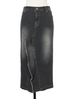 pierre cardin(ピエールカルダン) |バックロゴデニム スカート