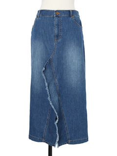 pierre cardin(ピエールカルダン) |バックロゴデニム スカート