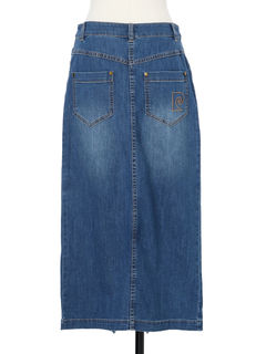 pierre cardin(ピエールカルダン) |バックロゴデニム スカート