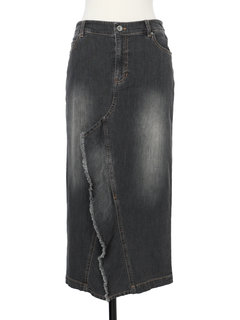 pierre cardin(ピエールカルダン) |バックロゴデニム スカート