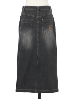 pierre cardin(ピエールカルダン) |バックロゴデニム スカート