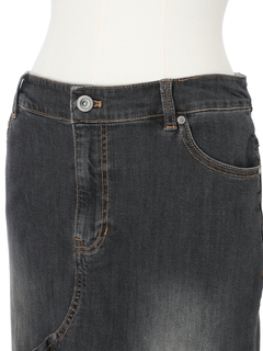 pierre cardin(ピエールカルダン) |バックロゴデニム スカート