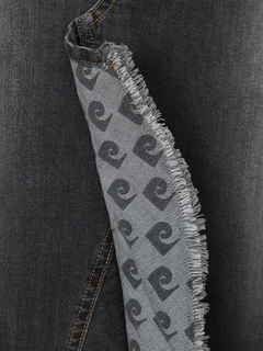 pierre cardin(ピエールカルダン) |バックロゴデニム スカート