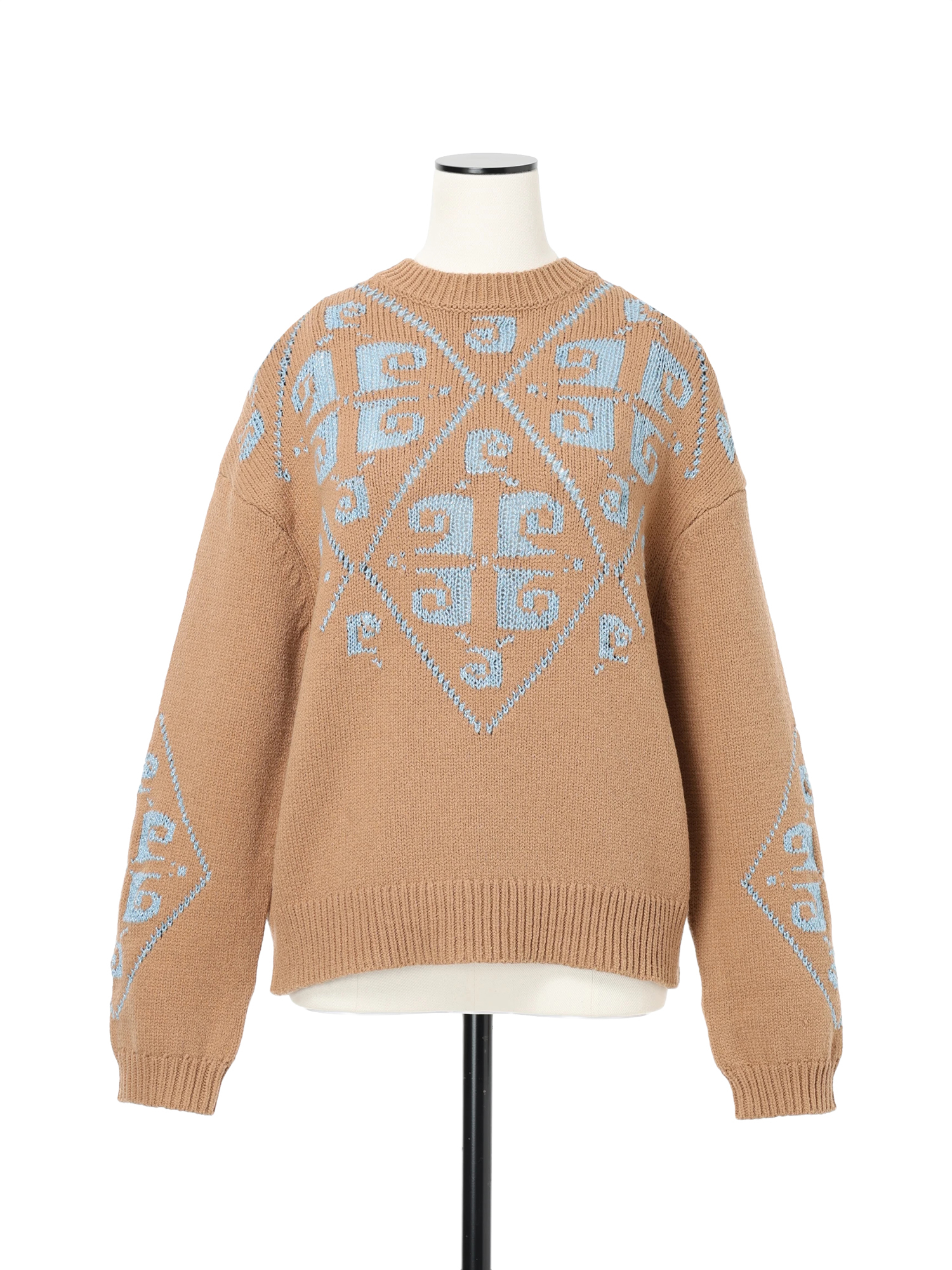 ラメジャガード ニット セーター ｜ pierre cardin（ピエールカルダン