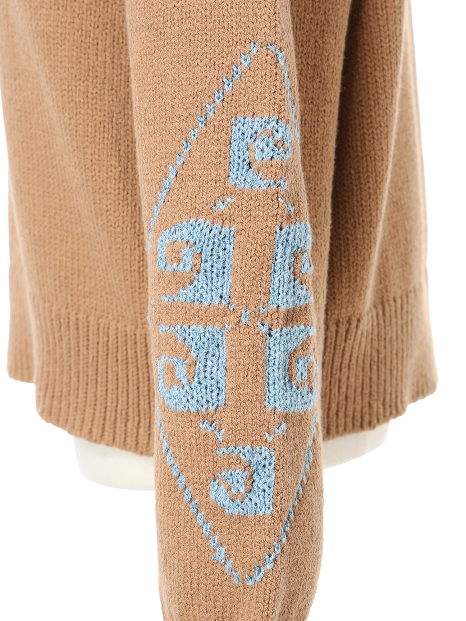 希少 ヴィンテージ ピエールカルダン アルパカ混 ジャガードクルーネックセーター 希少 ヴィンテージ ピエールカルダン アルパカ混 ジャガードクルー