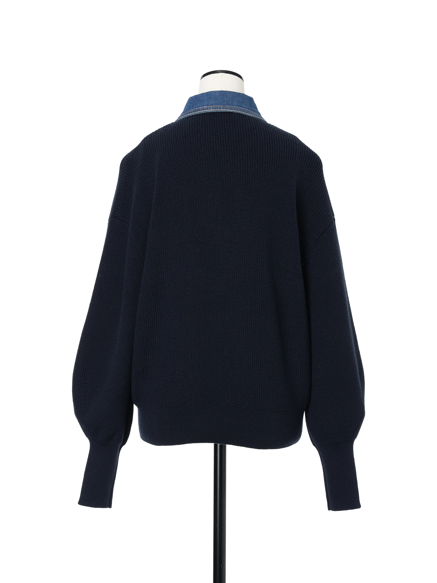 カタログ掲載】デニムコンビネーション カーディガン ｜ pierre cardin