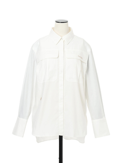 pierre cardin(ピエールカルダン) |コットンオックス ブラウス シャツ