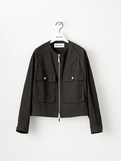 pierre cardin(ピエールカルダン) |【カタログ掲載】エステルコットン ノーカラー ジャケット