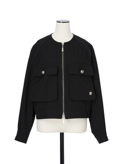 pierre cardin(ピエールカルダン) |【カタログ掲載】エステルコットン ノーカラー ジャケット