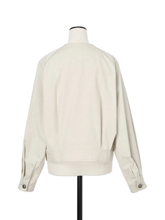 pierre cardin(ピエールカルダン) |【カタログ掲載】エステルコットン ノーカラー ジャケット