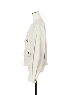 pierre cardin(ピエールカルダン) |【カタログ掲載】エステルコットン ノーカラー ジャケット