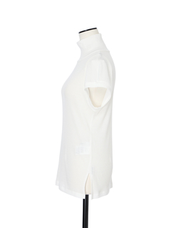 pierre cardin(ピエールカルダン) |ハイツイストテレコ ニット カットソー ノースリーブ