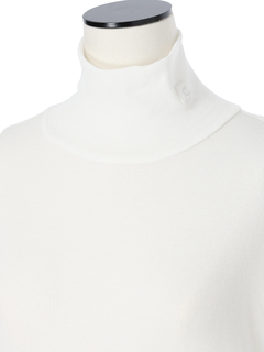 pierre cardin(ピエールカルダン) |ハイツイストテレコ ニット カットソー ノースリーブ