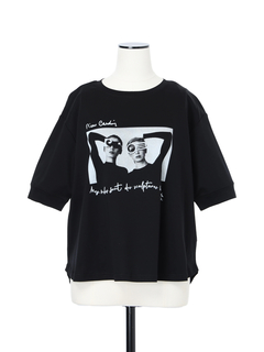 pierre cardin(ピエールカルダン) |【カタログ掲載】80シルケットスムース Tシャツ アート プリントT