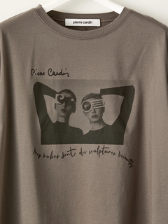 pierre cardin(ピエールカルダン) |【カタログ掲載】80シルケットスムース Tシャツ アート プリントT