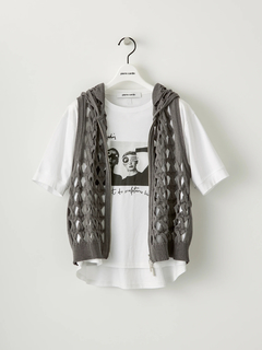 pierre cardin(ピエールカルダン) |【カタログ掲載】80シルケットスムース Tシャツ アート プリントT