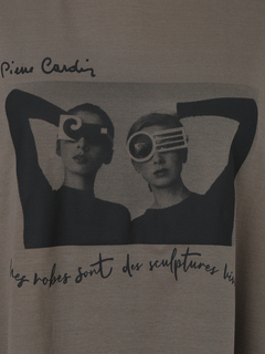 pierre cardin(ピエールカルダン) |【カタログ掲載】80シルケットスムース Tシャツ アート プリントT