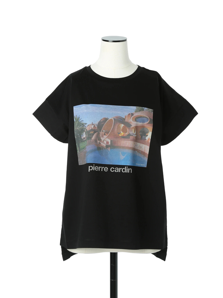 pierre cardin(ピエールカルダン) |80 シルケットスムース Tシャツ プリントT
